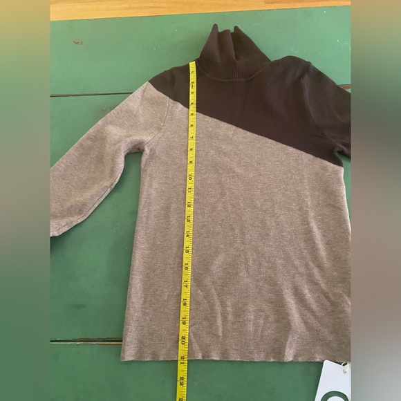 Two Tone COMMENSE Viscose Blend Soft Turtleneck Sweater. NEW Women’s Size S - Picture 7 of 10